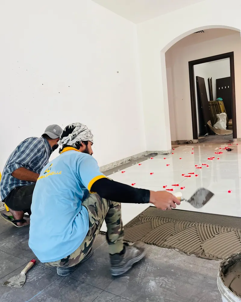 Floor tiling — Dubai Silicon Oasis