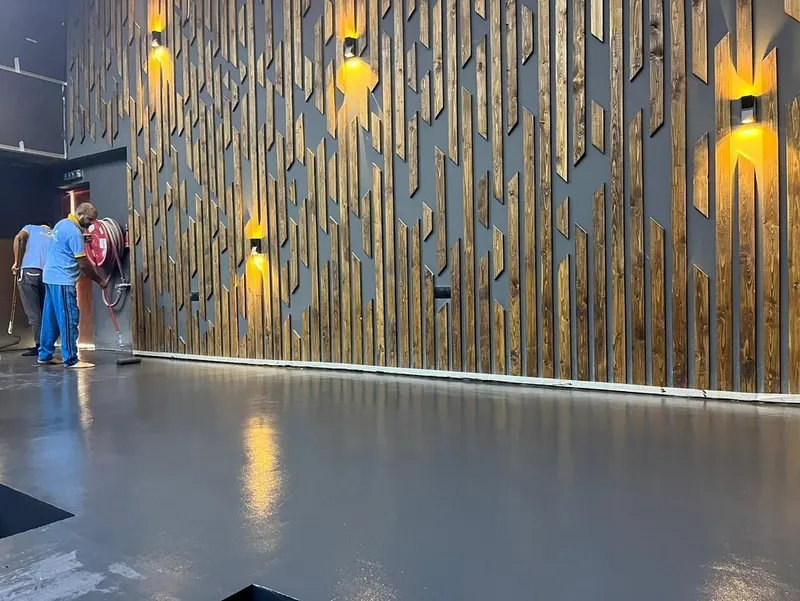 Epoxy Flooring in Al Qouz Spor Spare Parts LLC — detail