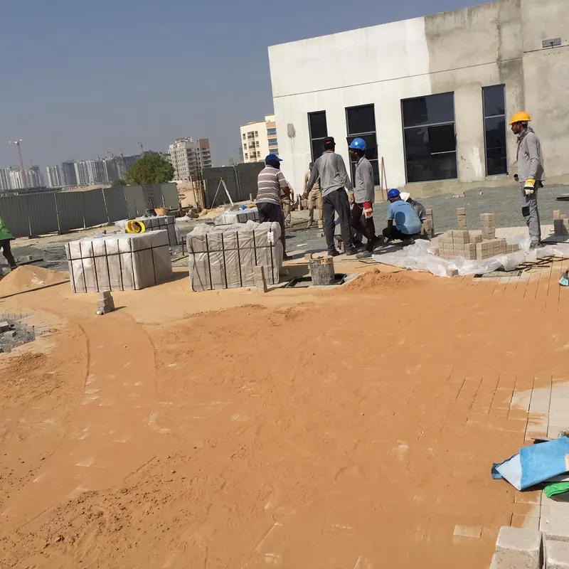 Interlock paving — Australian School, Al Barsha South