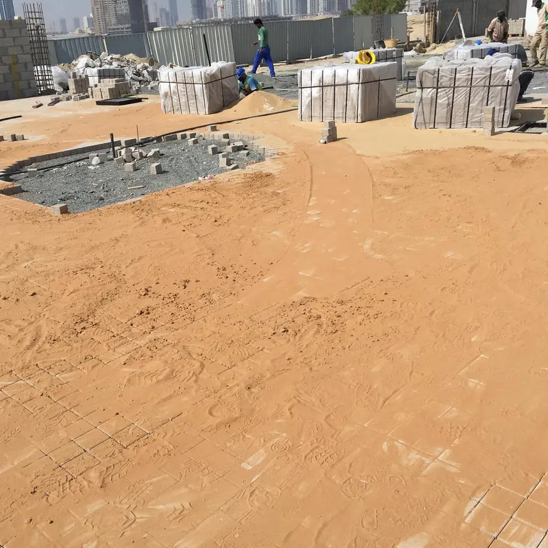 Interlock paving — Australian School, Al Barsha South — site photo 2
