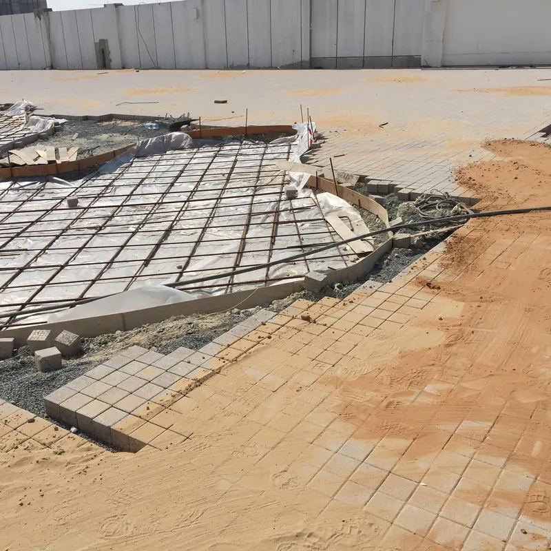 Interlock paving — Australian School, Al Barsha South — site photo 5