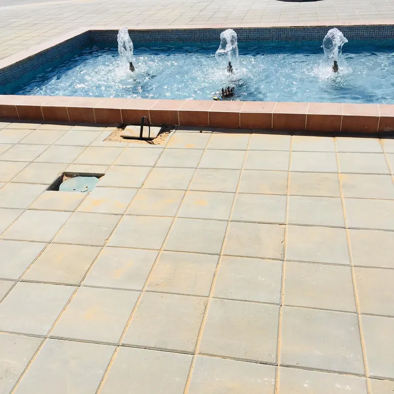 Interlock paving — Nad Al Sheba — detail