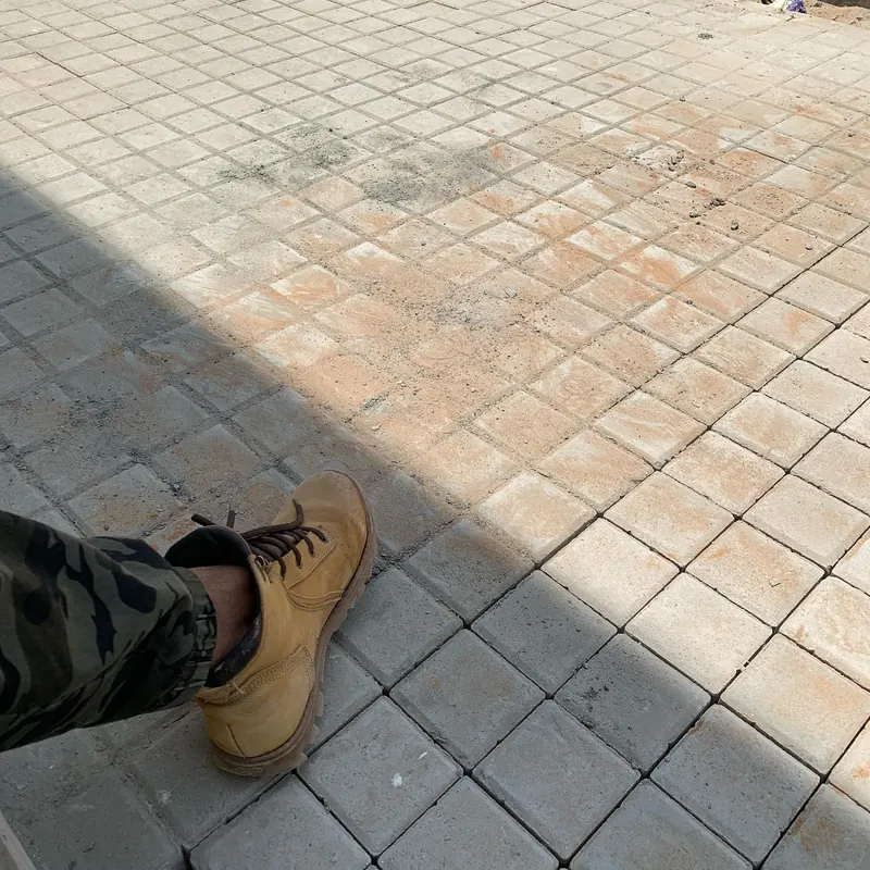 Interlock paving — Dubai Hills — detail