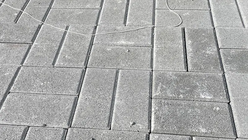 Interlock paving — Al Khawaneej — detail