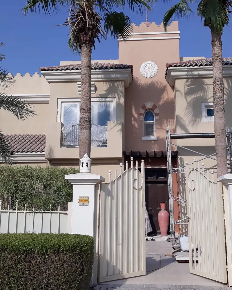 Villa exterior painting — Novelia, Dubai Sports City — site photo 5