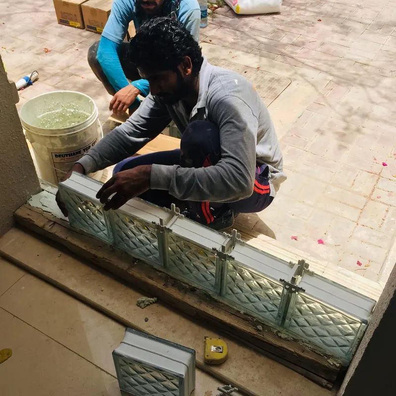 Glass block wall — Jumeirah