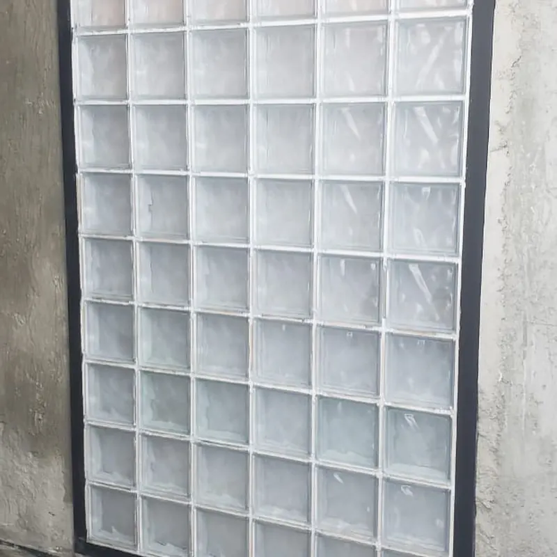 Glass block wall — Onyx Tower, Barsha Heights — site photo 6