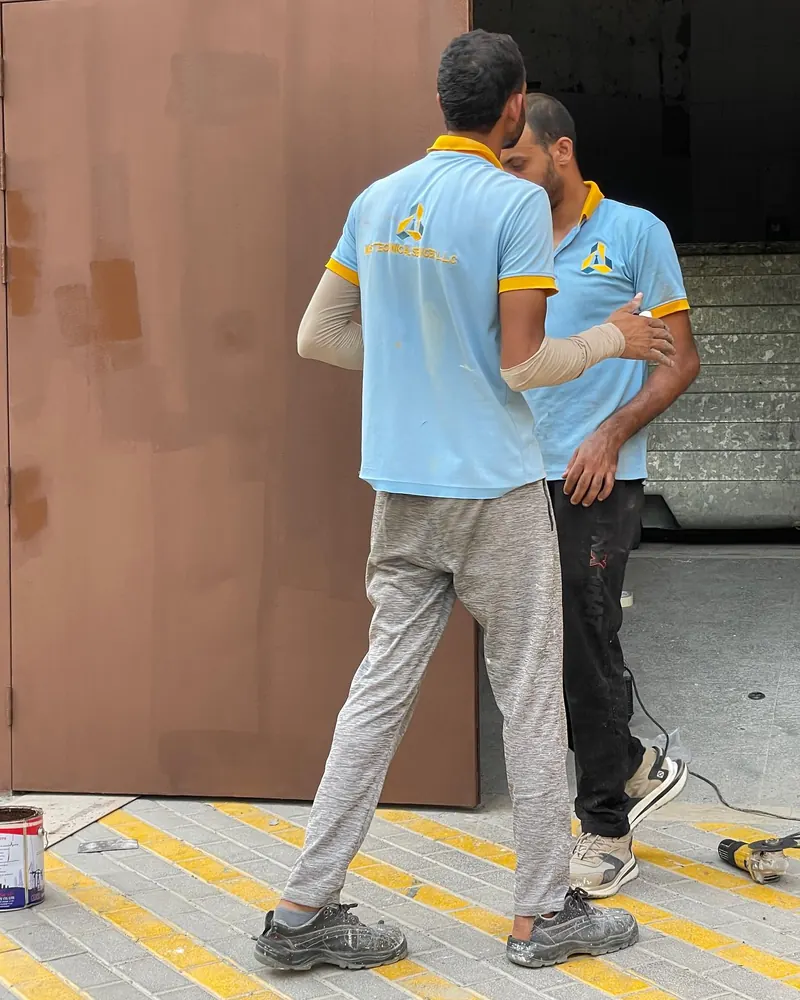Fire-rated door repair — Mirdif