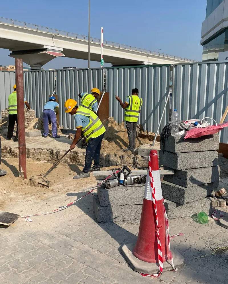 Drainage work done @ BMW Showroom Sheikh Zayed Road, Alqouz Dubai