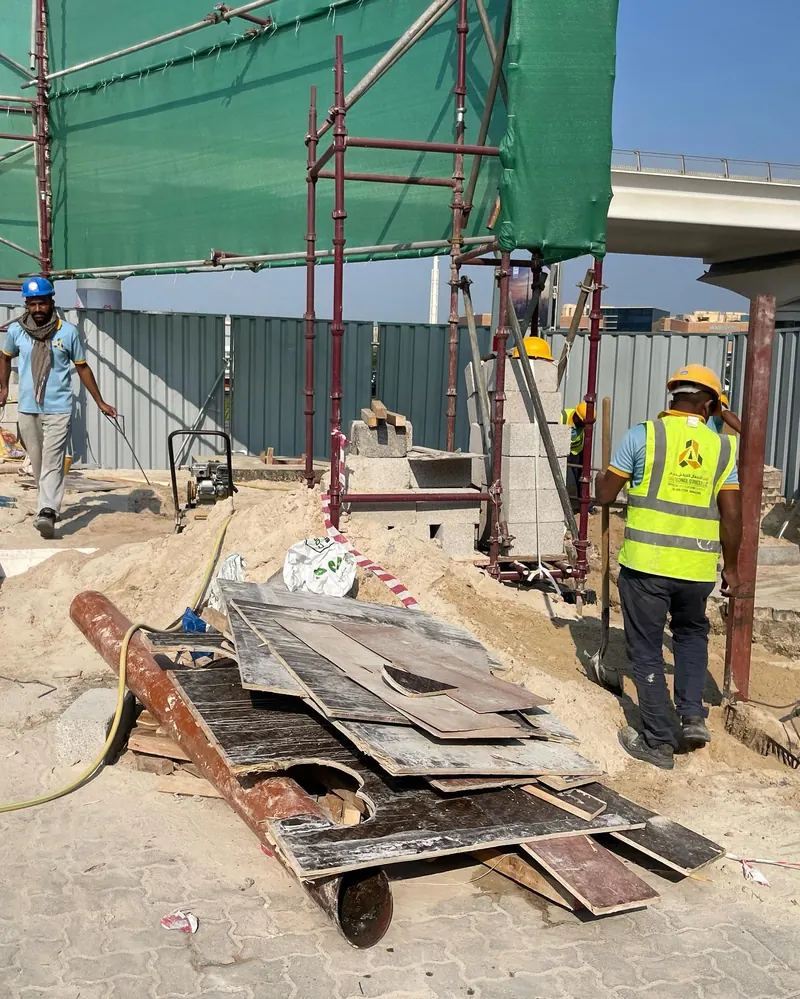 Drainage work done @ BMW Showroom Sheikh Zayed Road, Alqouz Dubai