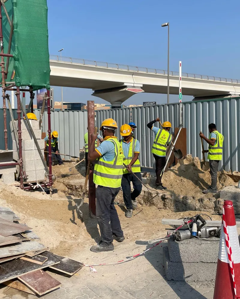 Drainage work done @ BMW Showroom Sheikh Zayed Road, Alqouz Dubai