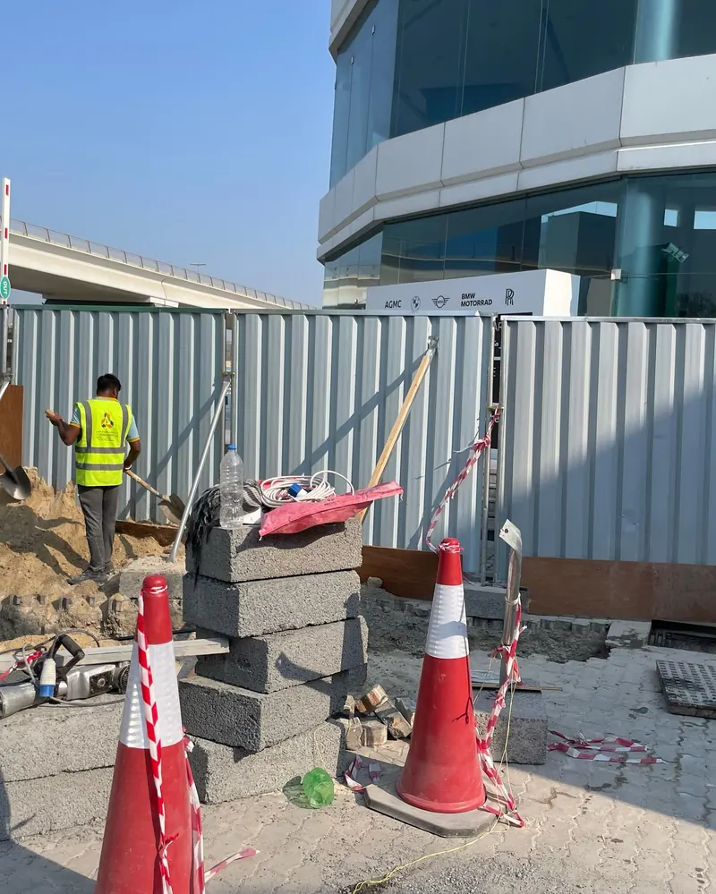 Drainage works — Al Quoz — detail